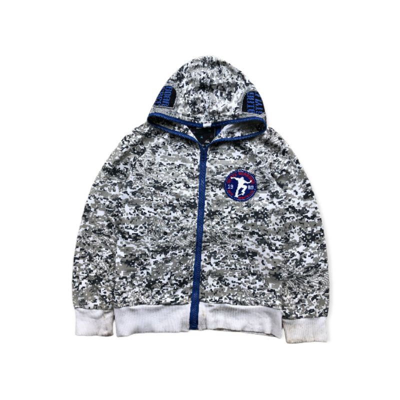 Jaket jumper jemper Zip hoodie motif camo full #hhta127 original second asli ori brand