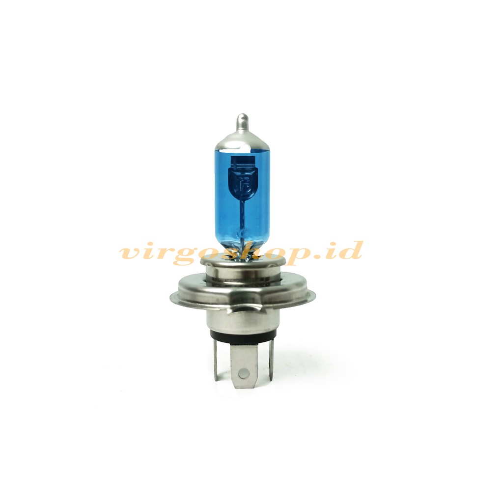 Tako Bohlam Halogen H4 35W/35W Tipe Tako Blue Lampu Vixion Verza Scoopy DLL