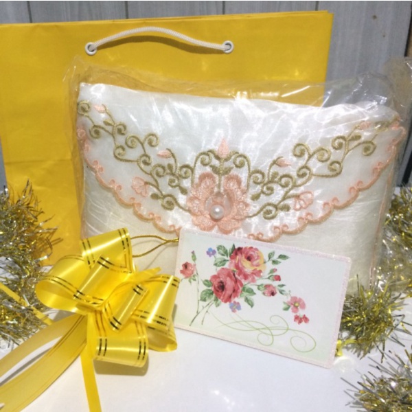 Parsel Ramadan Mukena Parasut Premium Murah - Putih Diskon