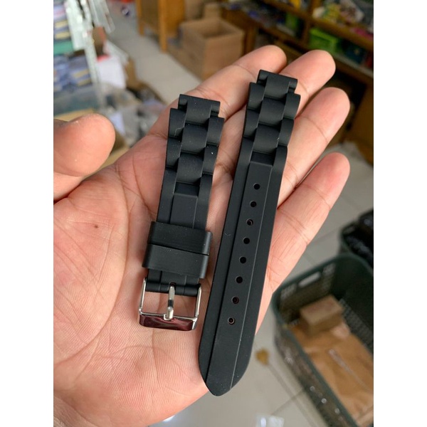 Strap Tali Jam Tangan Karet lembut model langka lug 16mm