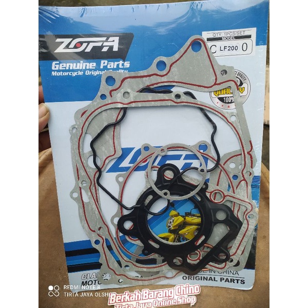 perpak packing gasket fullset grobak gerobak roda tiga tossa viar nozomi fukuda model mesin cg 200 type radiator