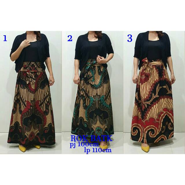 ROK BATIK, BAWAHAN PANJANG, BAWAHAB BATIK, BAWAHAN PANJANG BATIK, ROK PANJANG