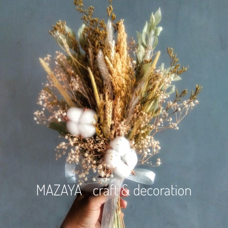 Bouquet Rustic  | Buket Kering | Hand Bouquet Wedding Graduation