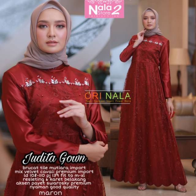 JUDITA GOWN MAXI BY NALA2 HIJAB FASHION