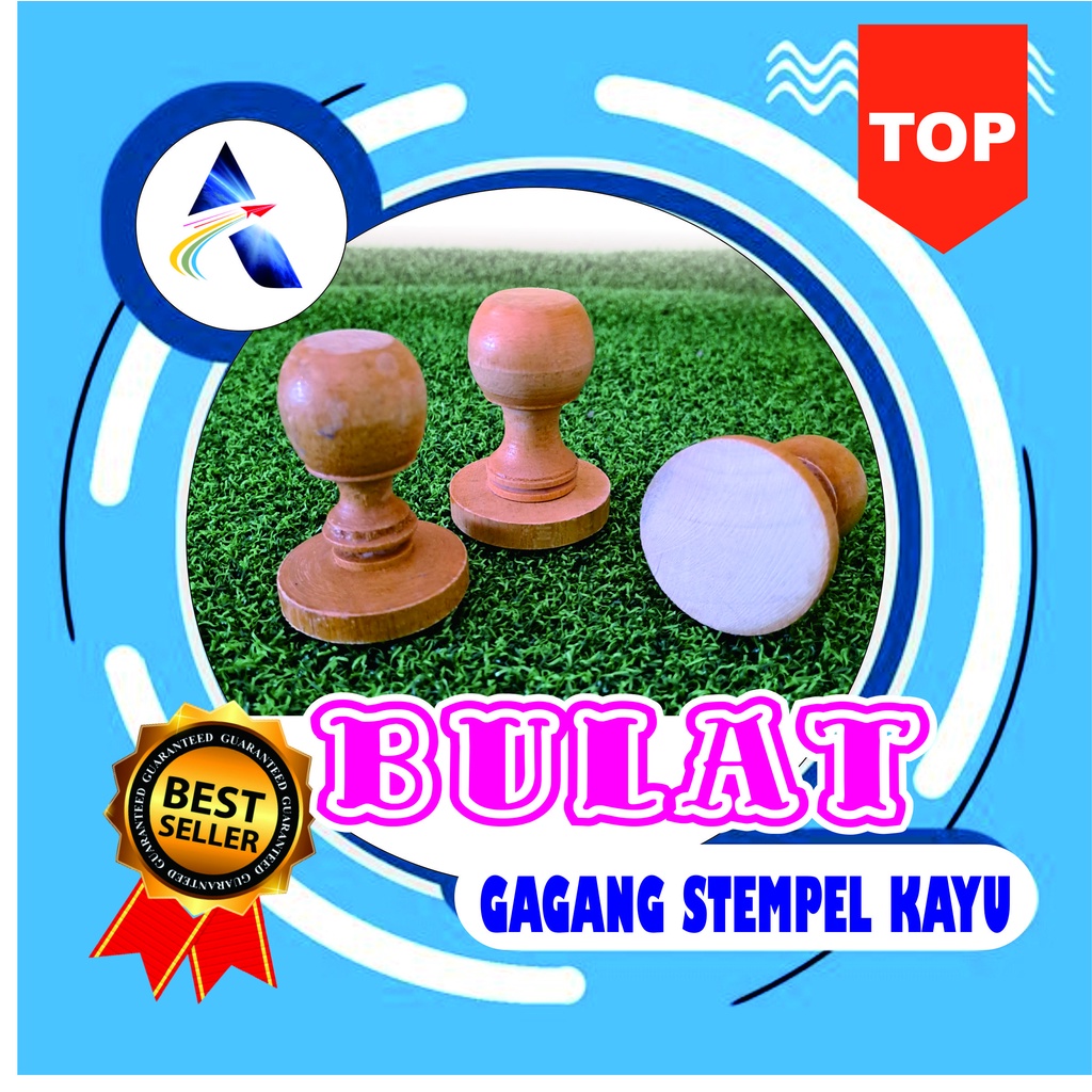 GAGANG STEMPEL KAYU BULAT