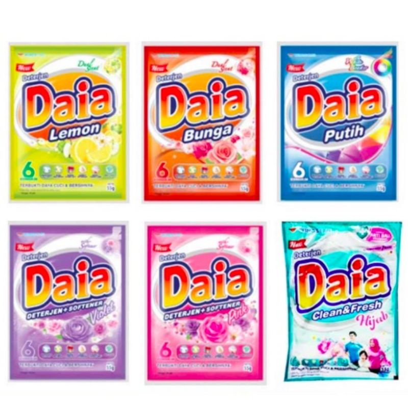 Daia renceng 1000 isi 6 sachet
