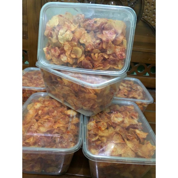 

Kripik Kentang Pedas Manis Bu Narti