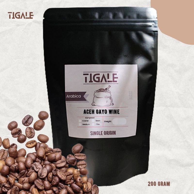 

TIGALE - KOPI ARABIKA ACEH GAYO WINE 200G