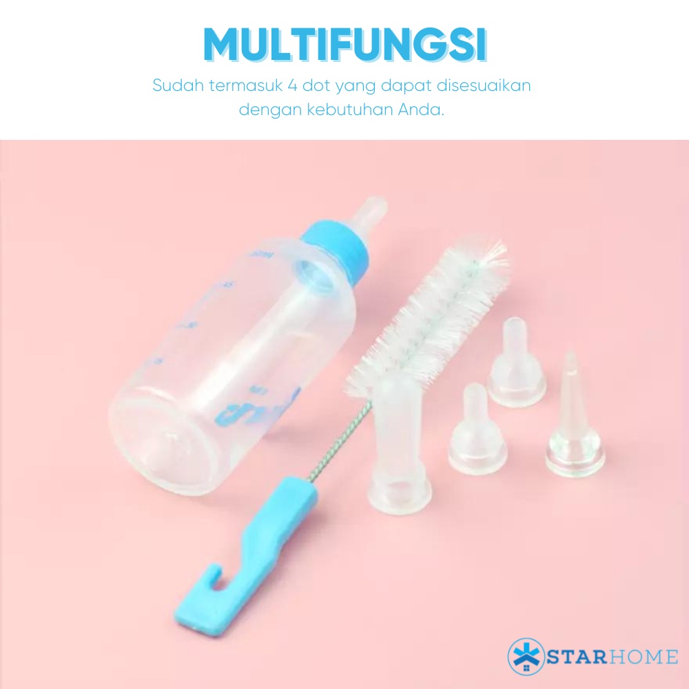 Botol Susu Kucing Anjing Dot Kucing Nursing Kit Botol Dot Kucing Anjing Kelinci Hamster