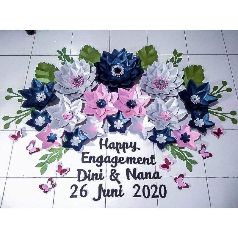 

PAKET 2 GLOSY PAPERFLOWER @MONICA_PAPERFLOWER
