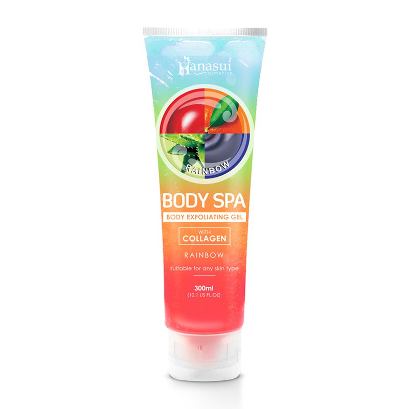 [PERPC] BODY SPA GEL BODY EXFOLIATING GEL RAINBOW HANASUI