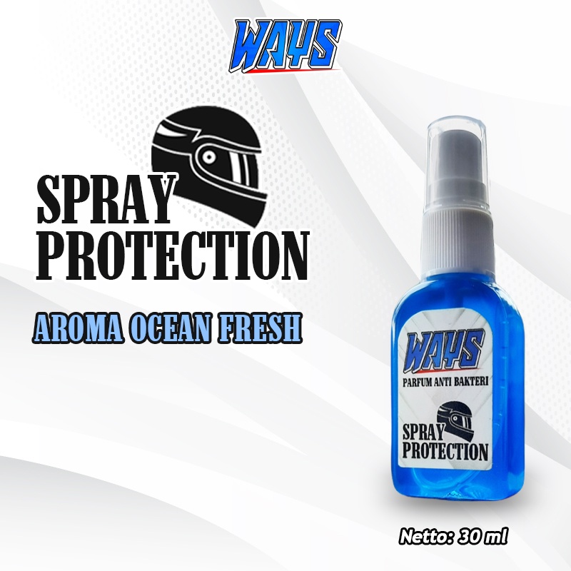 WAYS Spray Protection Parfum Pewangi Helm Motor Multiguna Multifungsi Serbaguna - 30ml