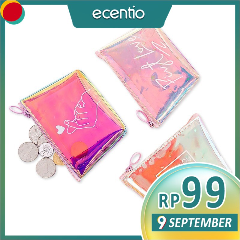 

Ecentio Coin Bag dompet koin bag Tas Mini Kosmetik Tahan air TPU Cosmetic