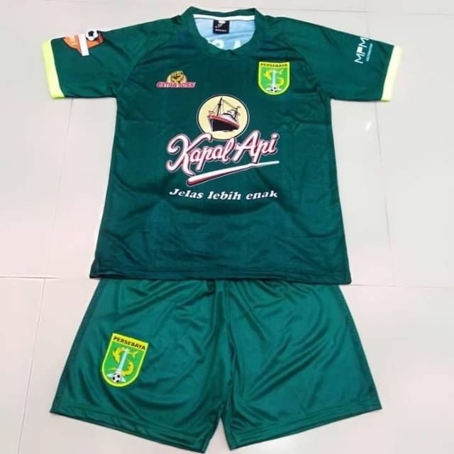 Jersey Persebaya anak futsal setelan persebaya surabaya home liga 1 David da silva makan konate