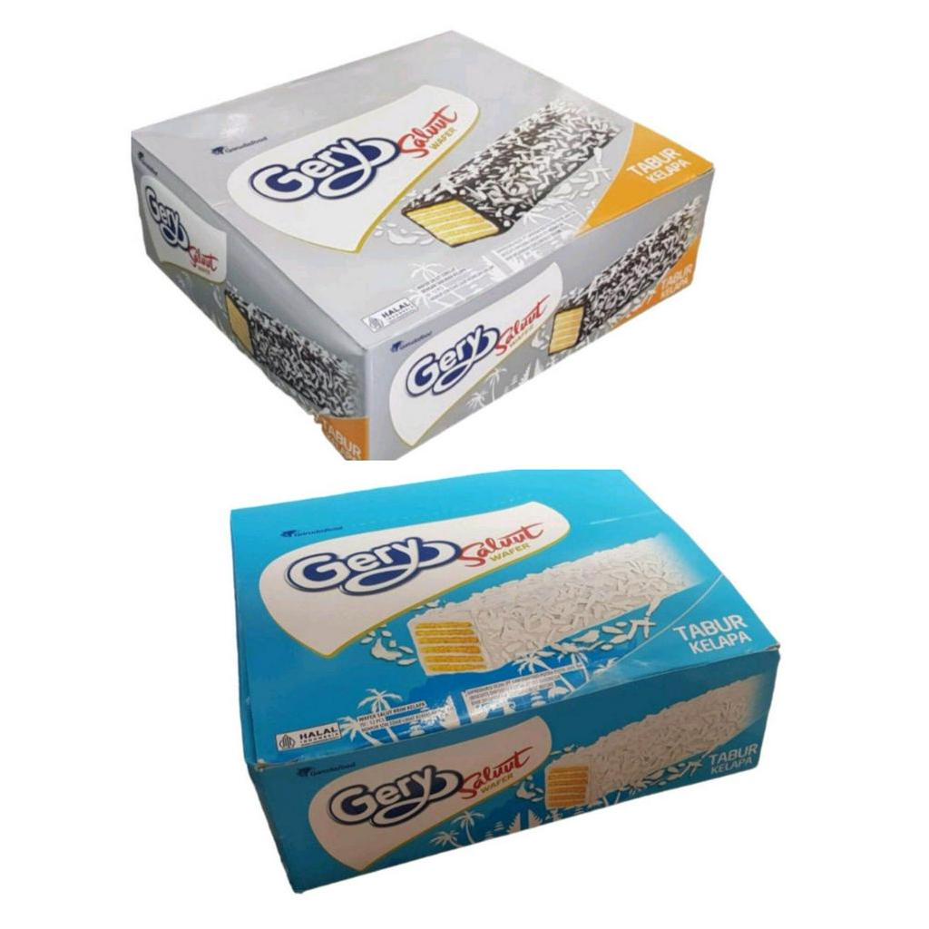 

Gerry Saluut Wafer Kelapa & Coklat Kelapa isi 12 Pcs