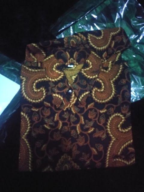 Hot Item Kemeja Hem Batik Pria Pekalongan Terfavorit Lengan Pendek Size M L Xl