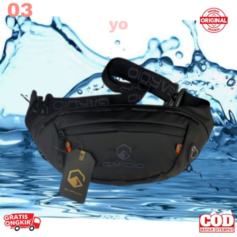 Tas Slempang Pria Anti Air  Bahan Premium Kualitas Distro Original Gardio store Official shop