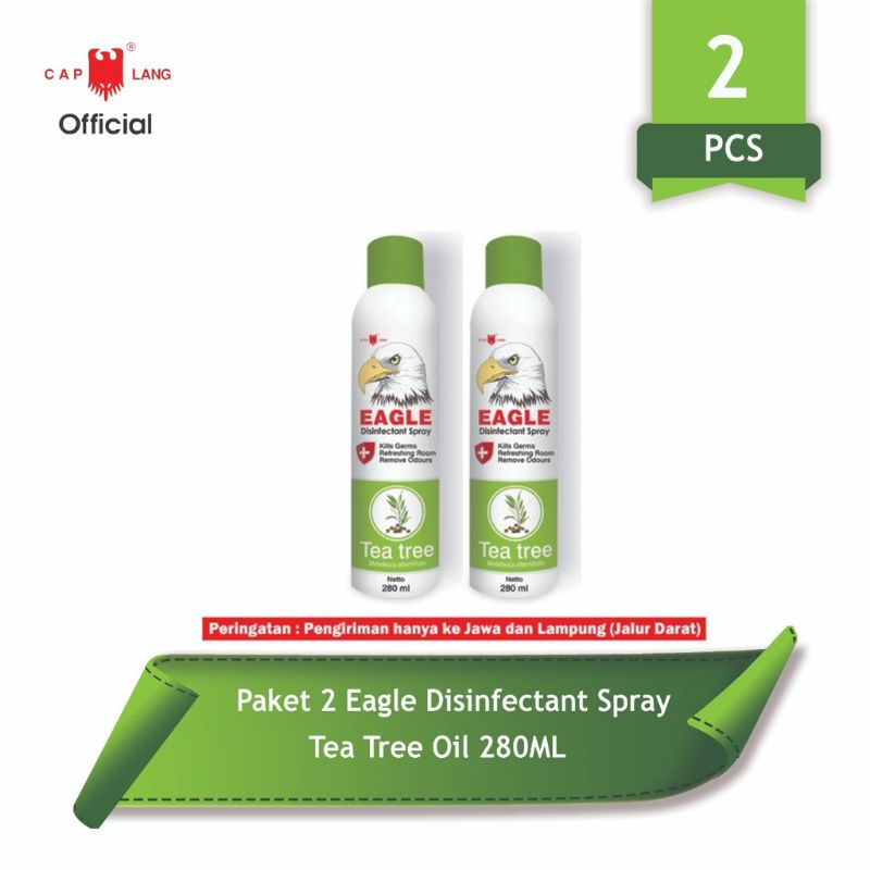 Cap Lang Paket 2 Pcs EDS Tea Tree 280ml