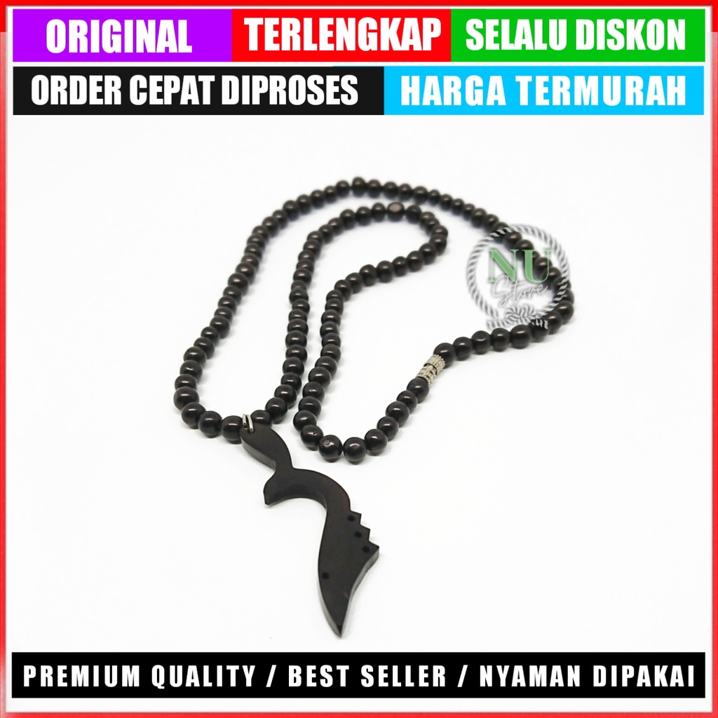 Asli/Kalung Kaukah Kokka Bulat Kujang HitamKaukah Murah/Kokka Ori