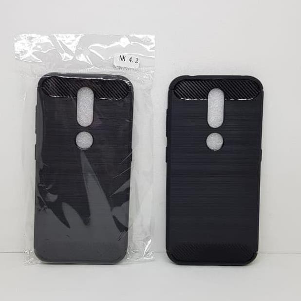 Slim Fit Carbon Nokia 4.2 5.71" Soft Case Nokia 4,2 Softcase Nokia 4.2 - Yandra.Puspitasari.seller