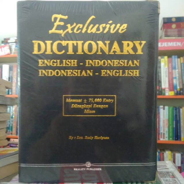 Jual Exclusive Dictionary English Indonesia Shopee Indonesia