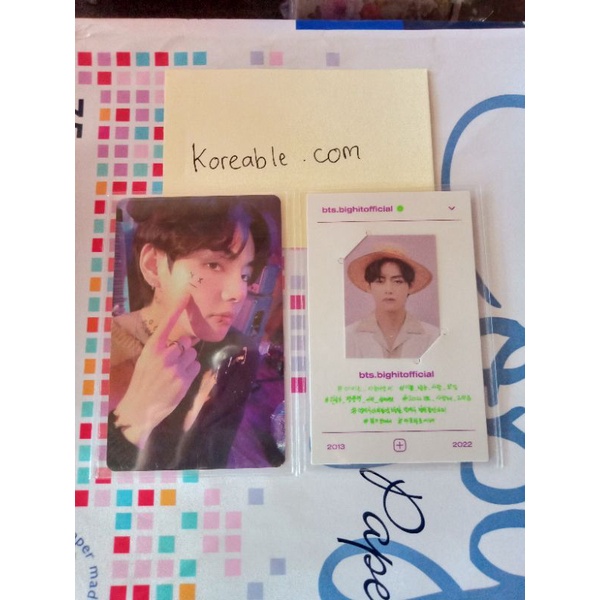 Taehyung season greeting 2022 photocard OFFICIAL