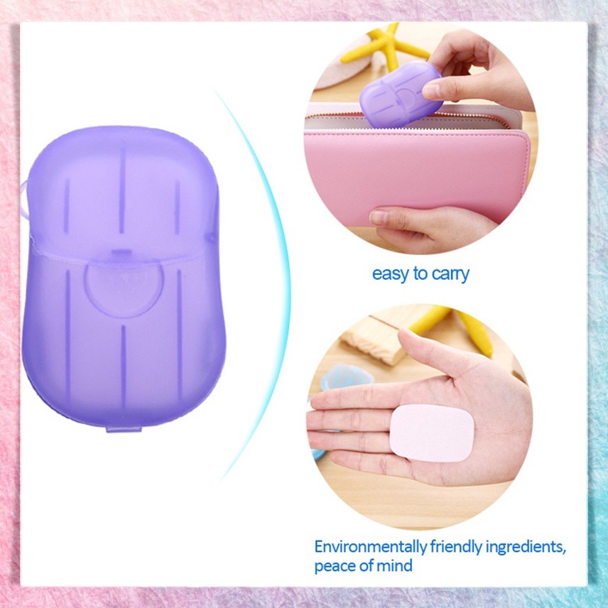 Sabun Cuci Tangan Kertas Mini Travel Disposable Paper Hand Soap | Sabun Tangan | Sabun Kertas