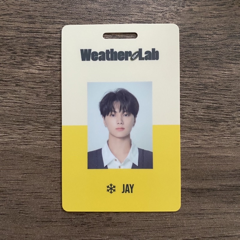 ID CARD JAY ENHYPEN SG22 IDC WEATHER LAB// sunghoon jungwon jw sh jake ni-ki sunoo heeseung laanyard