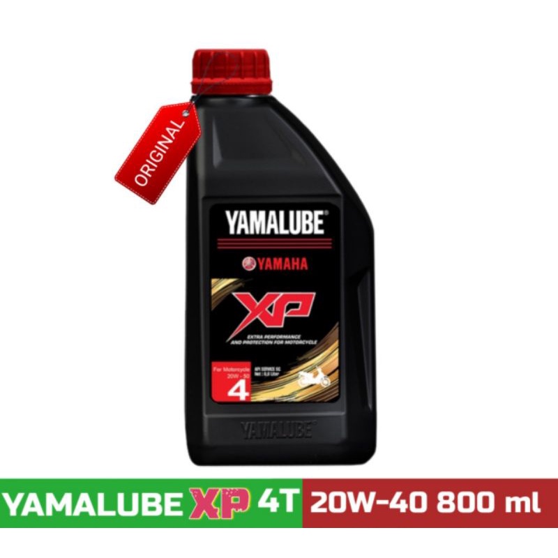 OLI MESIN YAMALUBE XP 4T 20W-40 0.8L ,100% ORIGINAL