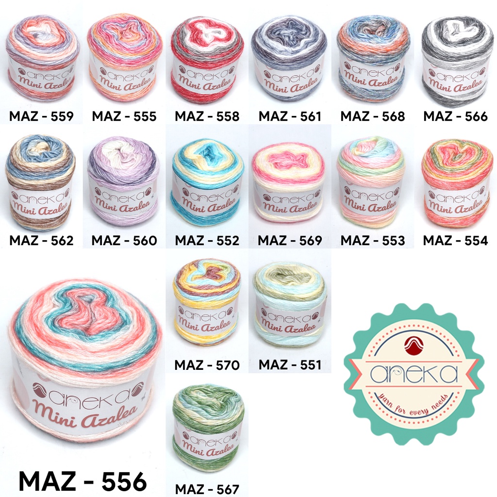 KATALOG - Benang Rajut Mini Azalea Yarn