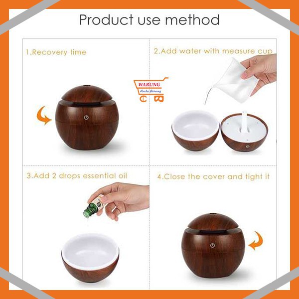 COD Humidifier Diffuser Aromaterapi Pengharum Ruangan Aroma Terapi Aromatherapy Difuser Pelembab