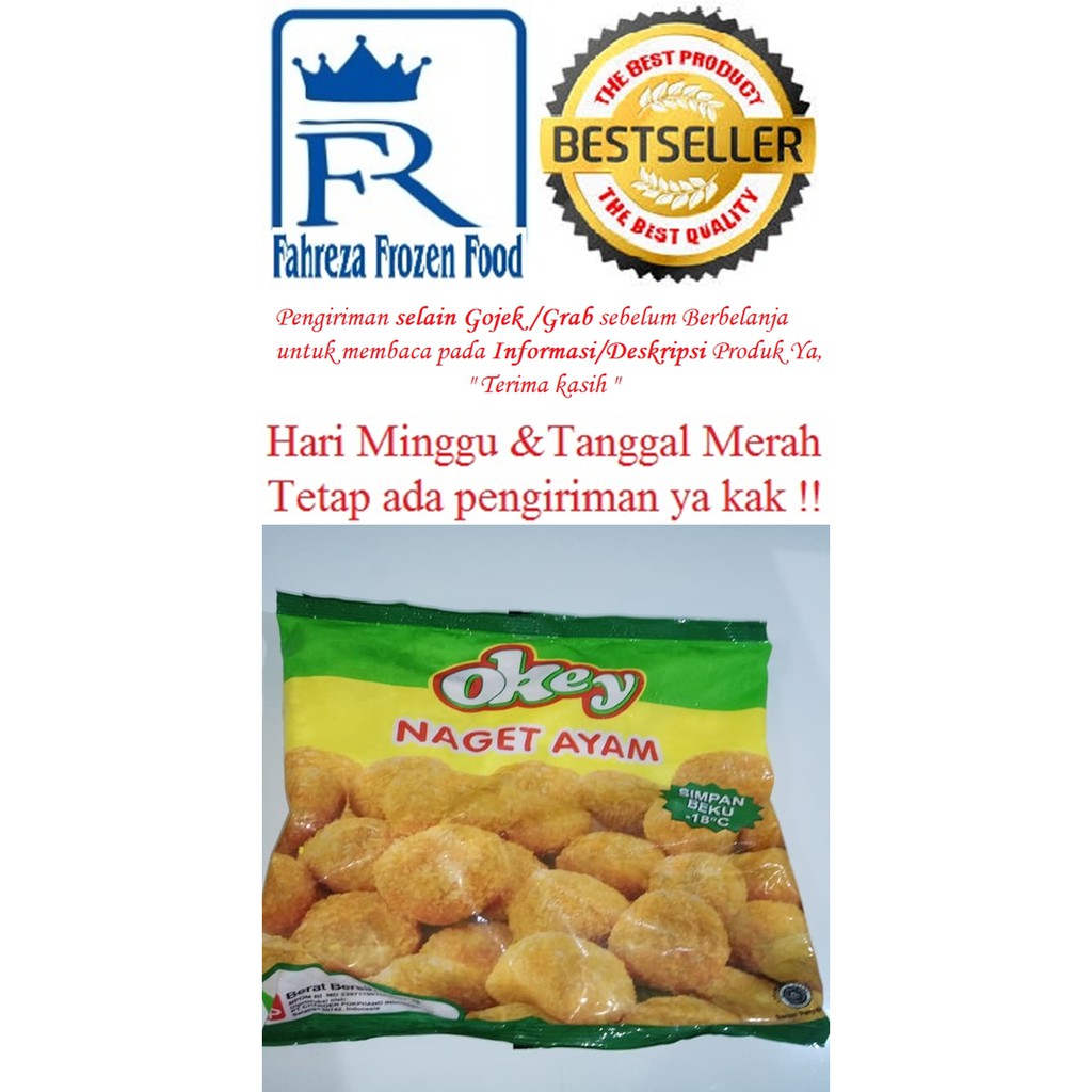 

Okey naget ayam 500 Gram harga Promo