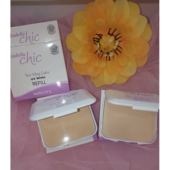 Mirabella Chic Two Way Cake UV White (REFILL)