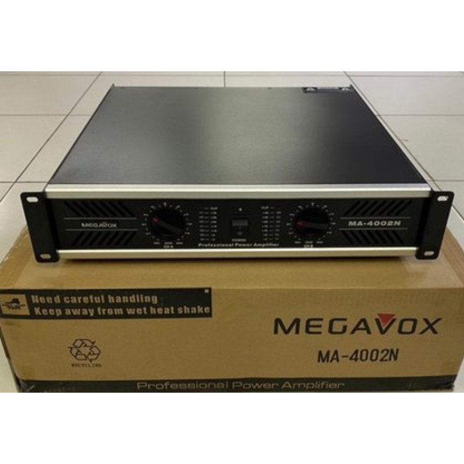 (PETI KAYU) Power Amplifier Pa Megavox Ma 4002N . Ma4002N . MA 4002 N