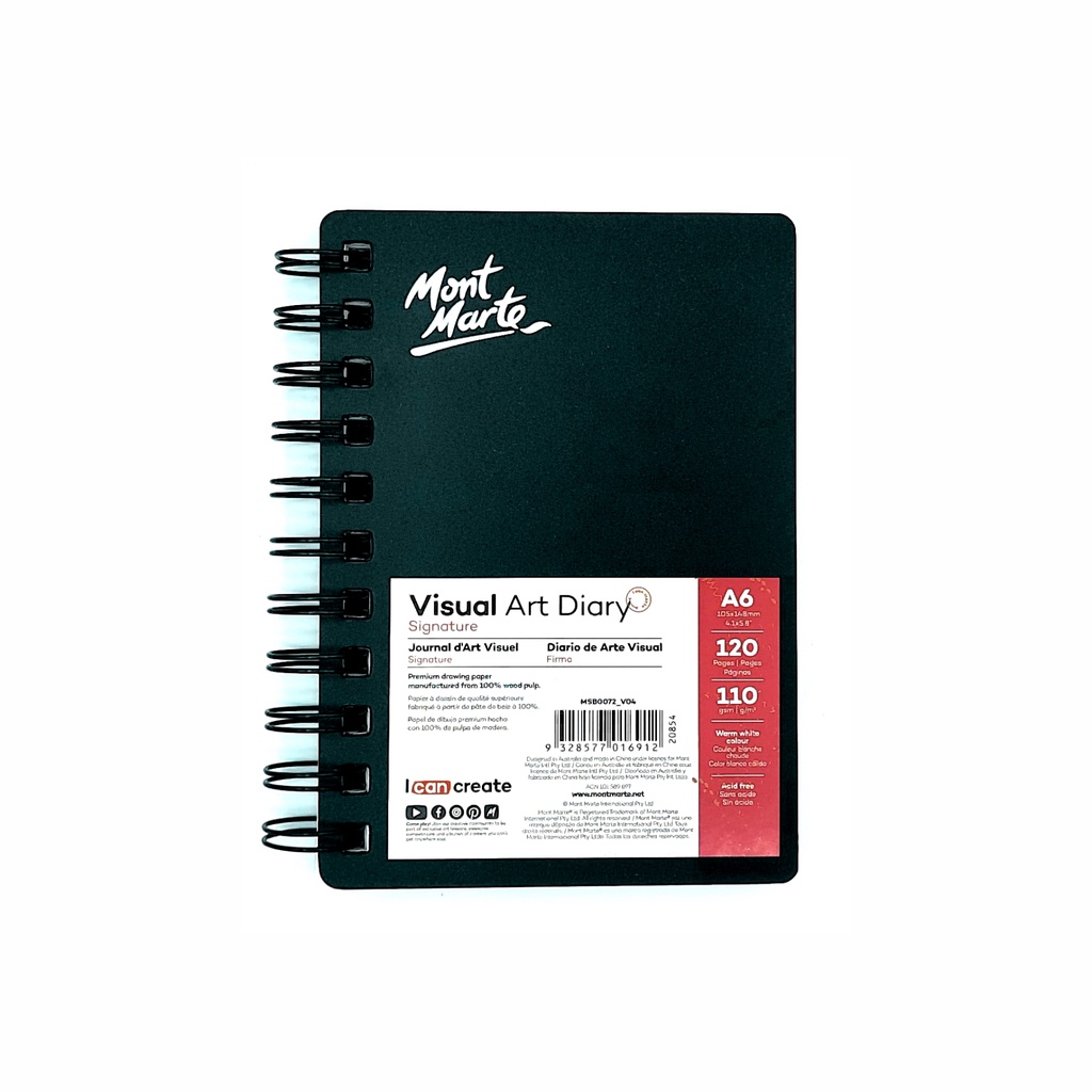 

MM Visual Art Diary A6 120page TYPE MSB0072