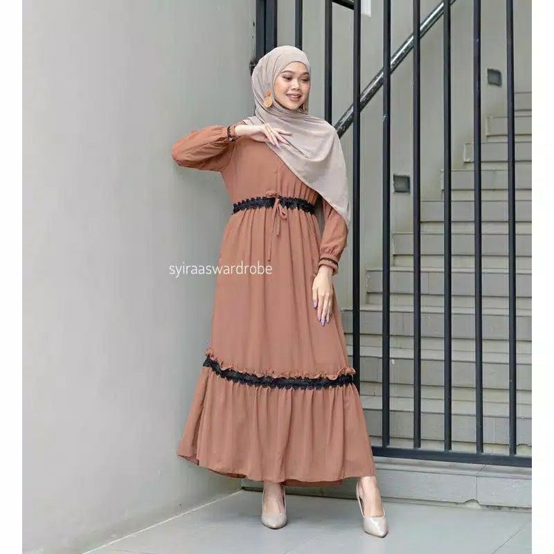 GAMIS POLOS RENDA PREMIUM | GAMIS RENDA SERUT PREMIUM