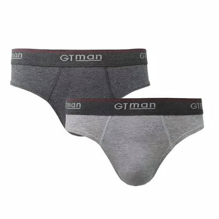 1 Box 2 Pcs Celana Dalam GT Man GTM 01 - CD Pria Dewasa - Karet Boxer - Kotak Merah