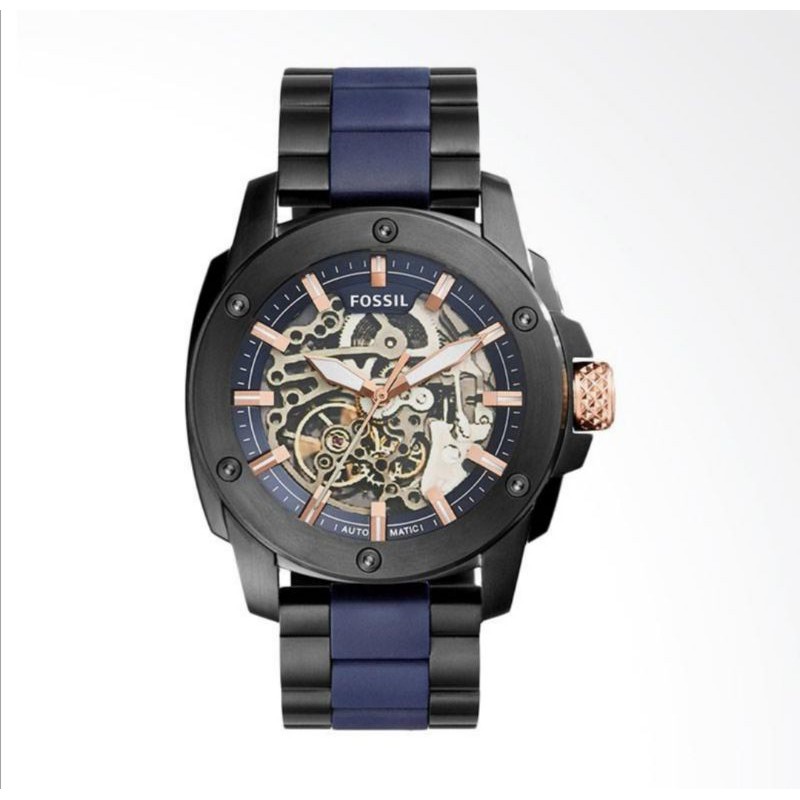 Jam Tangan Fossil ME3133 Pria Automatic Stainless Steel Original