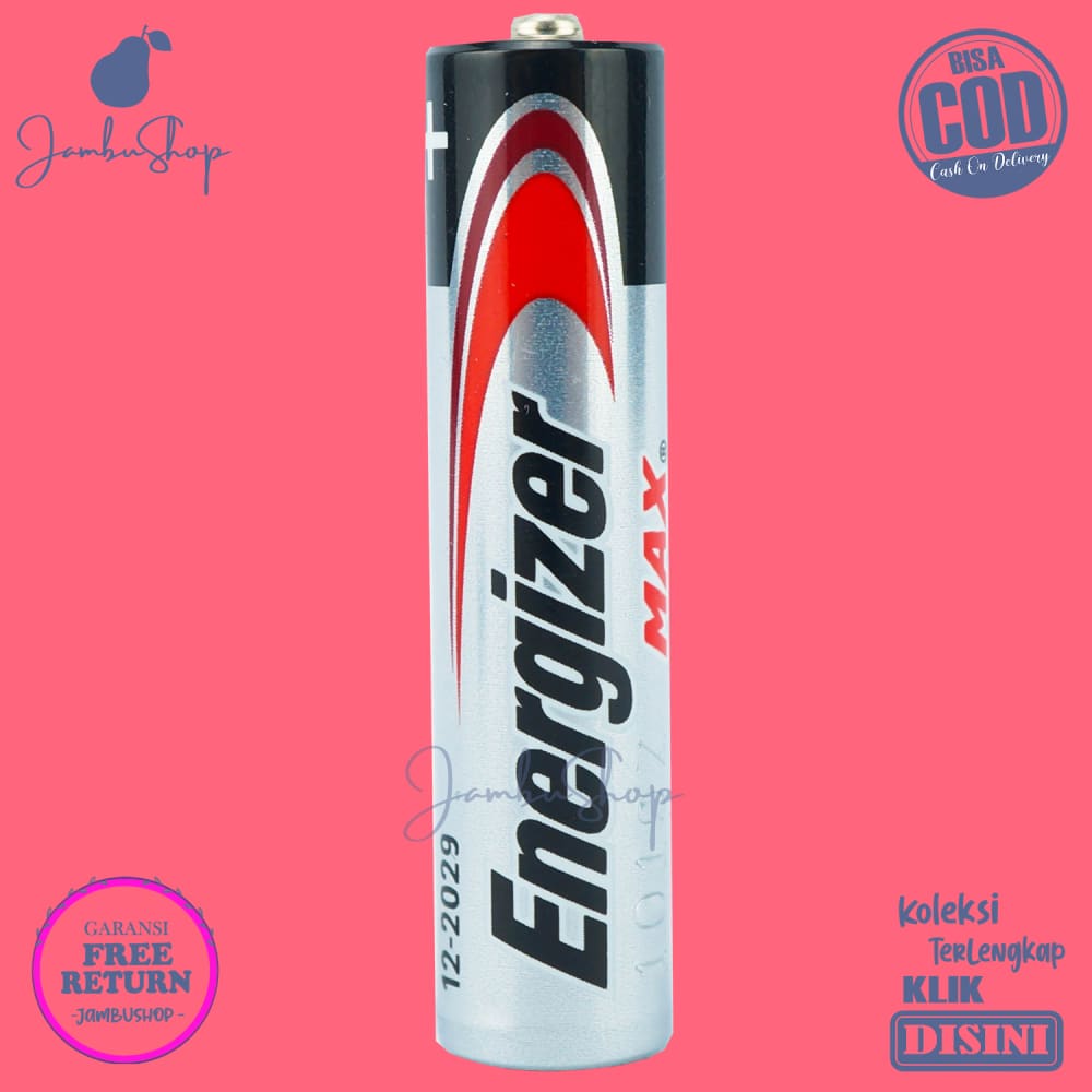 Batu Baterai Jam Dinding Energizer AAA Hitam Battery Original Original