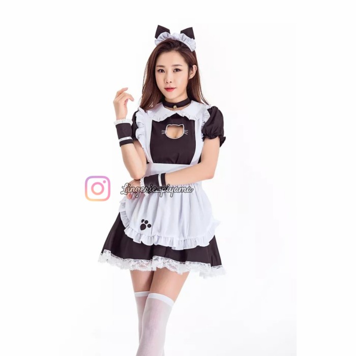 lingeries sexy dress babydoll maid kostum cosplay clubbing import