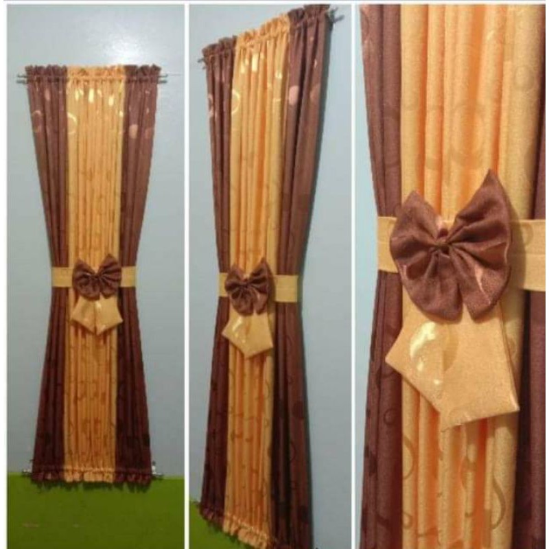 # gorden kupu-kupu spiral tali bunga# gorden minimalis atau gorden stik