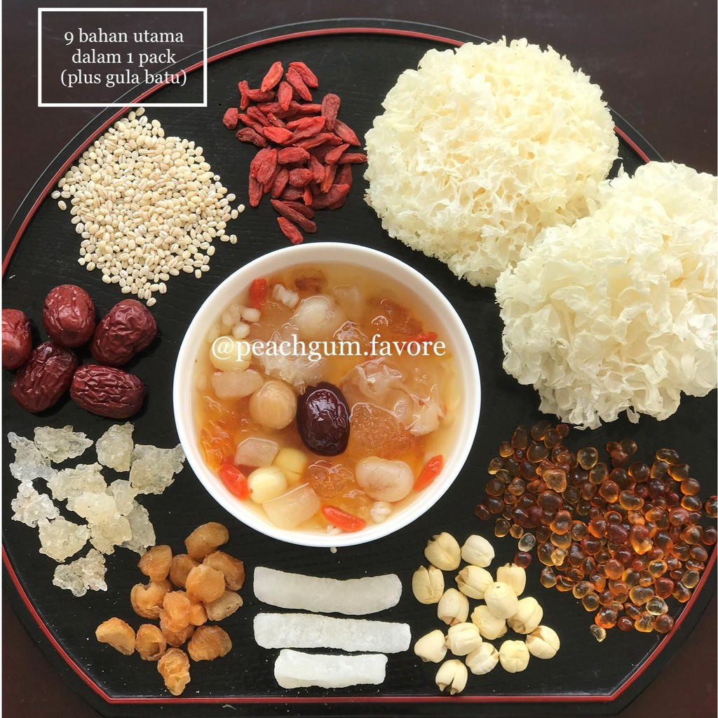 

Paket peachgum dessert / premium quality (10 in 1)