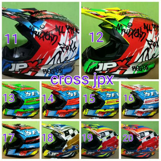 Helm cross new supermoto