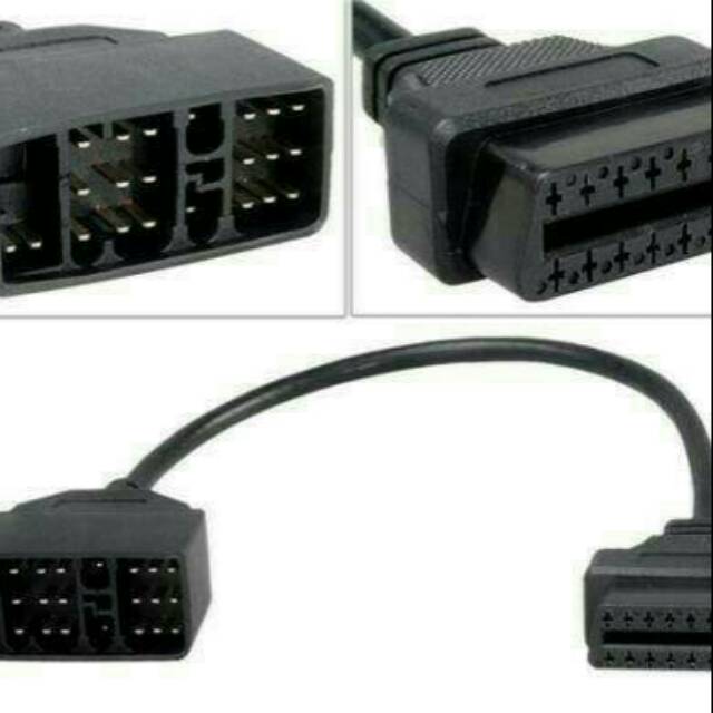 Kabel OBD1 Toyota 22 Pin Ke OBD2 16 Pin