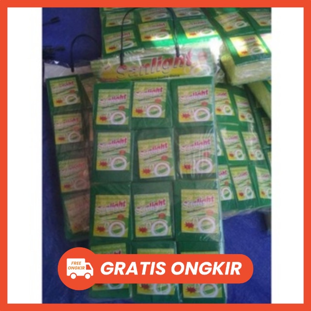 Spon busa cuci piring sunlight isi 24pcs/spon busa tebal murah