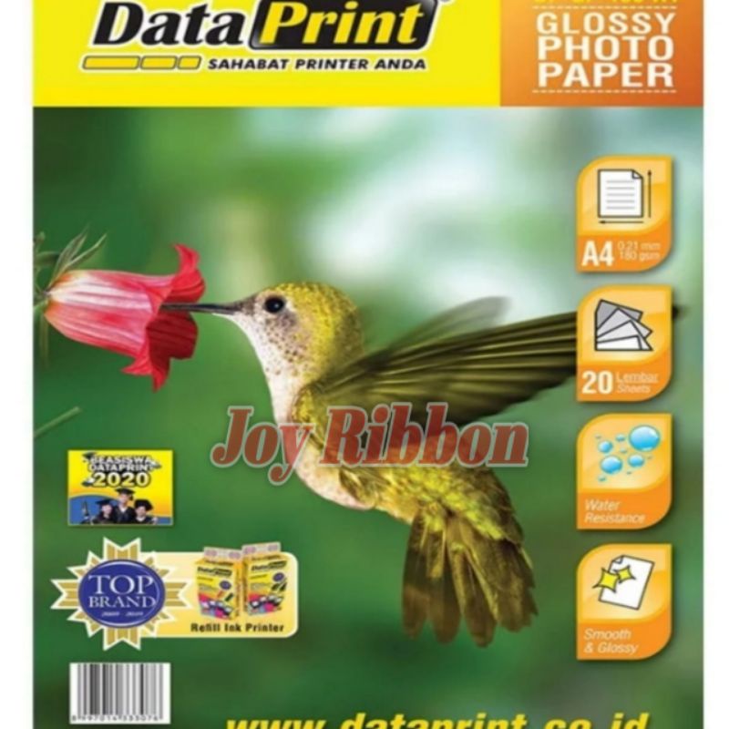 Glosy Photo Paper A4 Ketebalan 180 Gsm