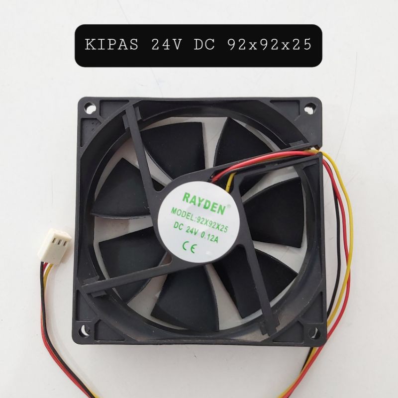 Kipas Travo Las DC 24Volt Ukuran 92x92x25 9cm Fan Inverter Trafo Las