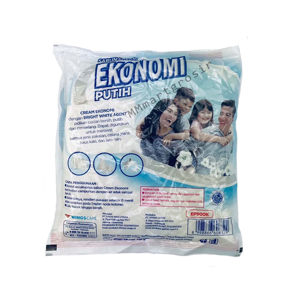 sabun colek / Wings ekonomi / Putih / 380g