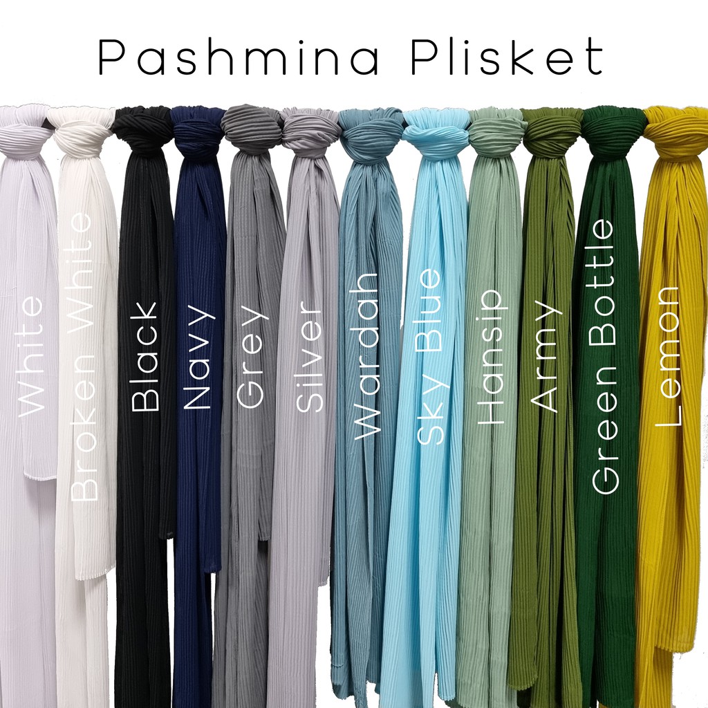 Pashmina Full Plisket Ceruty / Pleats-5