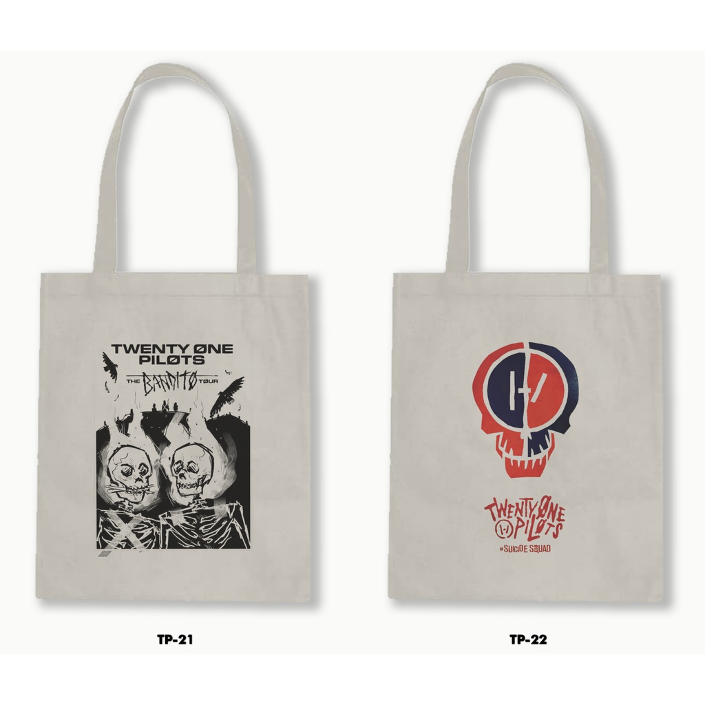 TOTE BAG BLACU - TWENTY ONE PILOTS 02